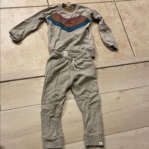 Kids Gray and Multicolor Matching Set